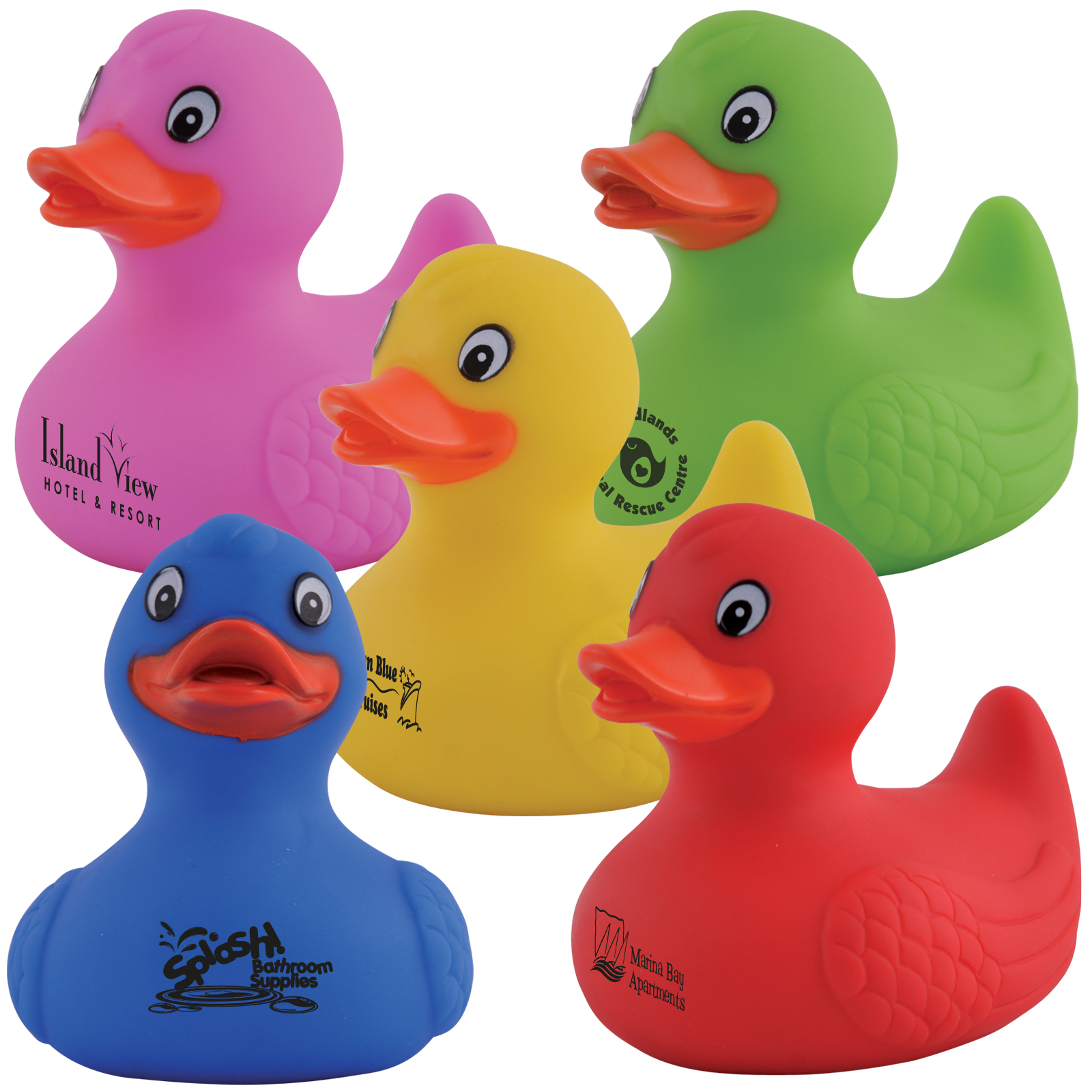 Quack PVC Bath Duck Rubber Ducks Novelty, Toys & Games 4Branding
